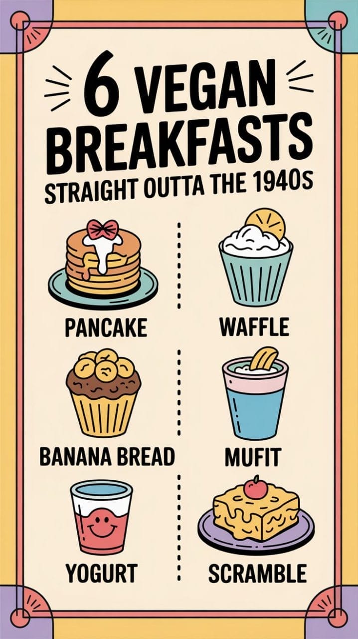 6 Vegan Breakfasts That Could’ve Come From a 1940s Diner Menu